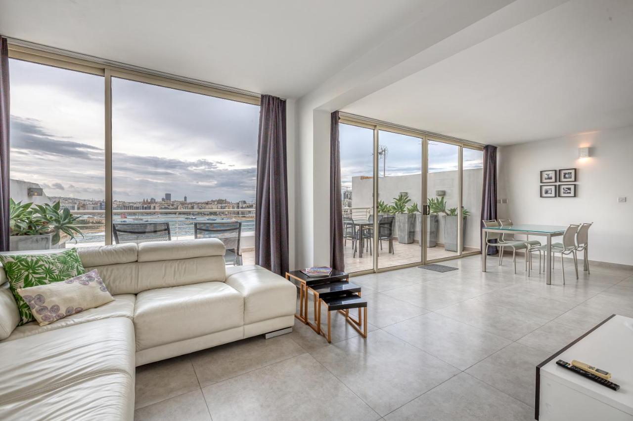 49/3 Seafront Duplex Penthouse In Valletta Exteriör bild